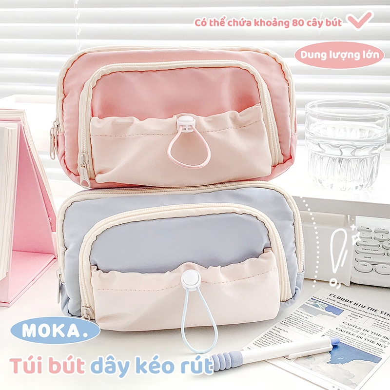 Hộp Đựng Bút Đơn Giản Nhiều Ngăn Dành Cho Bé Gái Đồ Dùng Học Tập Cute Xinh Xắn Văn Phòng Phẩm Giá Rẻ