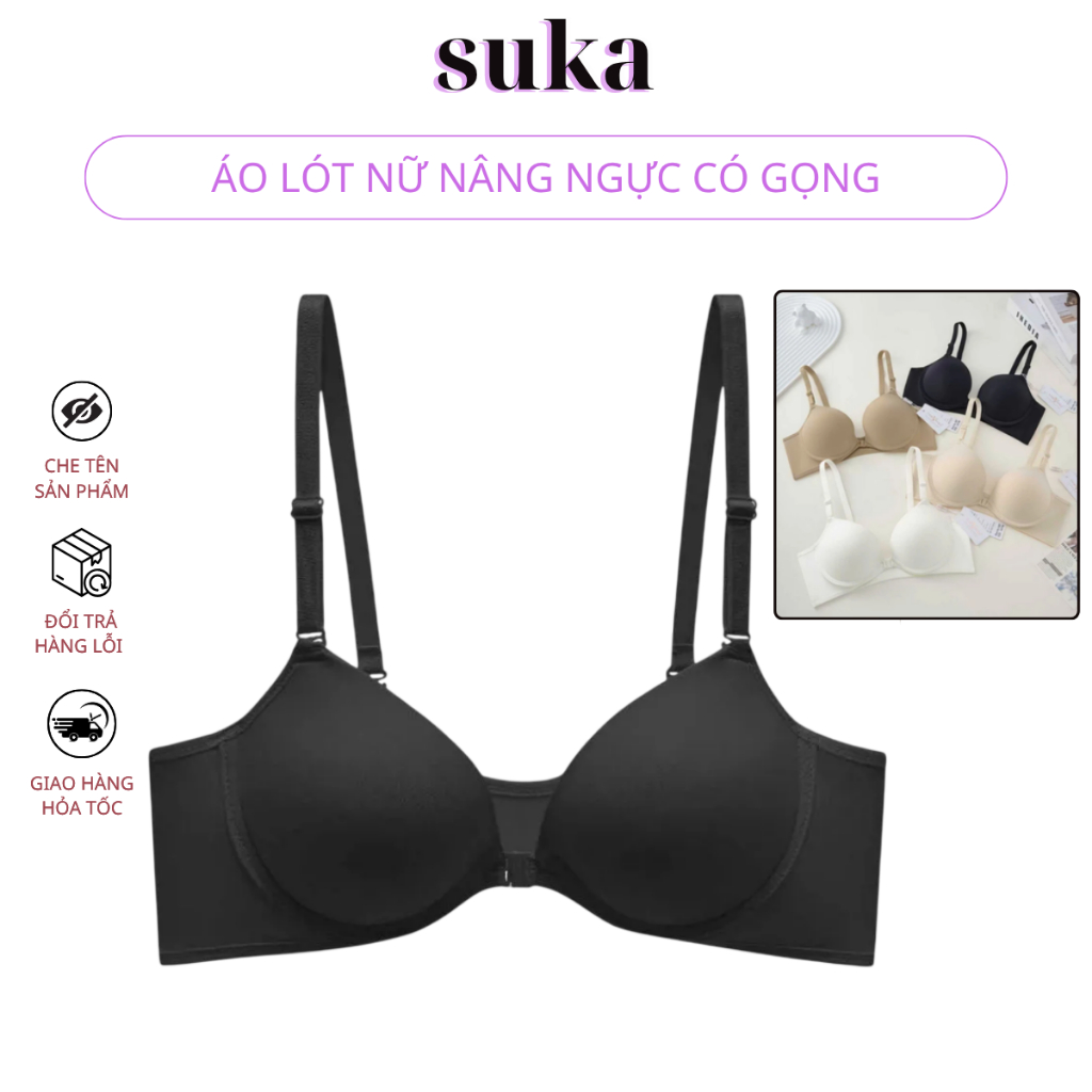Áo Ngực Cài Trước Có Gọng Mút Dày 5 Cm Nâng Ngực Đệm Dày Hàng Cao Cấp 1097