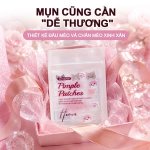 Miếng dán mụn HEXZE hình mèo dễ thương hỗ trợ kháng khuẩn, lành mụn nhanh