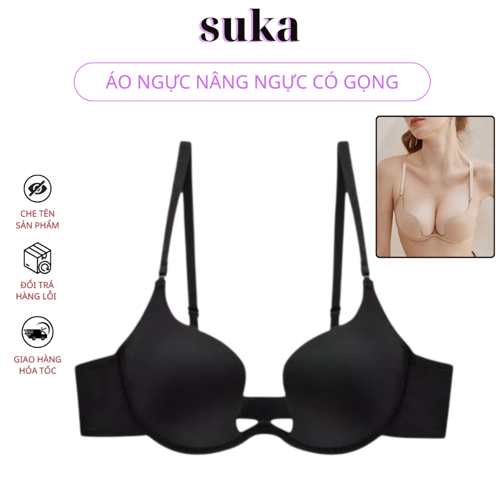 Áo ngực nâng ngực có gọng mút dày tạo khe quyến rũ dây mặc được nhiều kiểu 2215