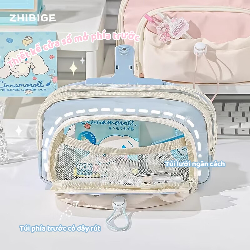 Túi Đựng Bút Cute Nhiều Ngăn Dành Cho Bé Gái Đồ Dùng Học Tập Dung Tích Lớn Dễ Thương Văn Phòng Phẩm