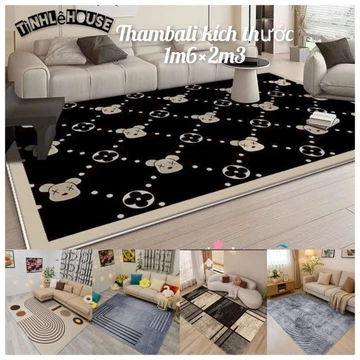 THẢM BALI 1M6*2M3 trải sàn phòng khách trải sàn phòng ngủ , thảm trải sàn thảm decor, thảm bali decor trang trí