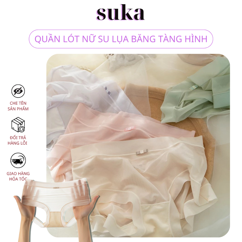 Quần Lót Nữ Su Lụa Băng Tàng Hình Siêu Hot 2917