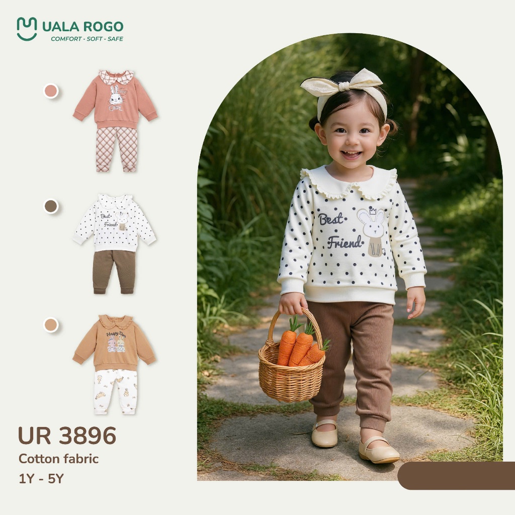 (9-24kg, 1-5Y) Bộ Dài Tay Uala Cho Bé UR3640 UR3903 UR3896 UR252 UR3822 UR253 UR270
