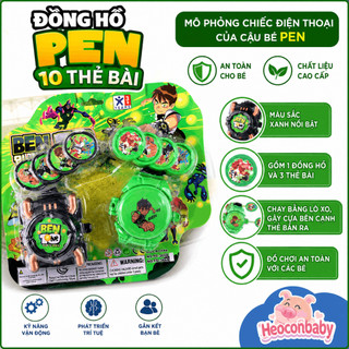 ĐỒ CHƠI Đồng Hồ Ben 10 Thẻ Bài Mô Phỏng Thiết Bị Của Cậu Bé Ben