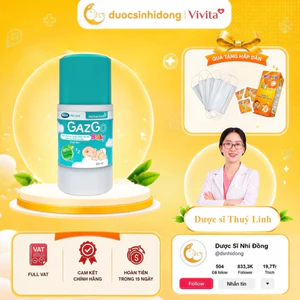 Chai Lăn Bụng Gazgo Baby Thanh Lăn Giảm Đầy Hơi , Quấy Khóc Dạ Đề Cho Trẻ Sơ Sinh 50ml