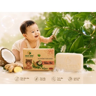 Xà Phòng Tắm Bé - phôi dầu dừa và tinh dầu - An toàn, phù hợp mọi loại da <TẶNG TÚI TẠO BỌT> - 100g