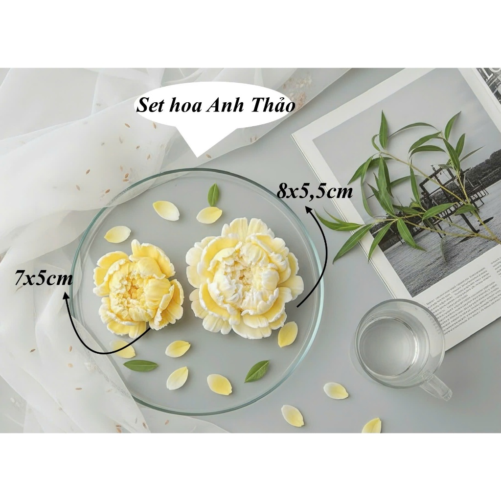 Khuôn silicon Set Hoa Anh Thảo