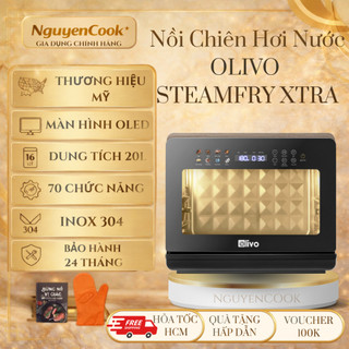 [QUÀ TẶNG KHÔNG BÁN] BỘ PHỤ KIỆN INOX DÀNH CHO NỒI CHIÊN HƠI NƯỚC OLIVO