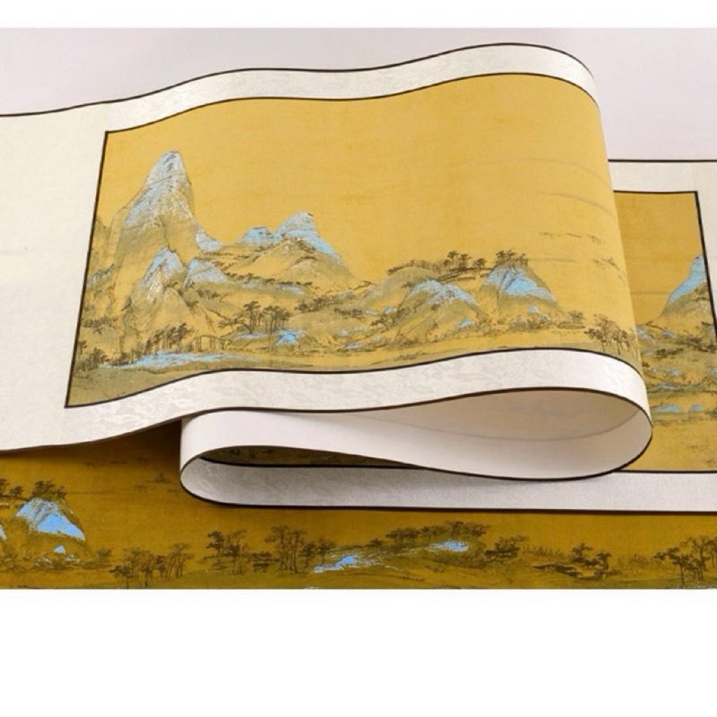 Biểu lụa trường hoành viết đại tự kích thước 40x178cm – thích hợp treo phòng khách, phòng thờ, thư phòng