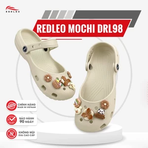 Dép Sục REDLEO Ballet Mochi – EVA Nhẹ Êm Chống Trơn Trượt Đi Học Đi Chơi, Tặng Kèm Charm DRL98