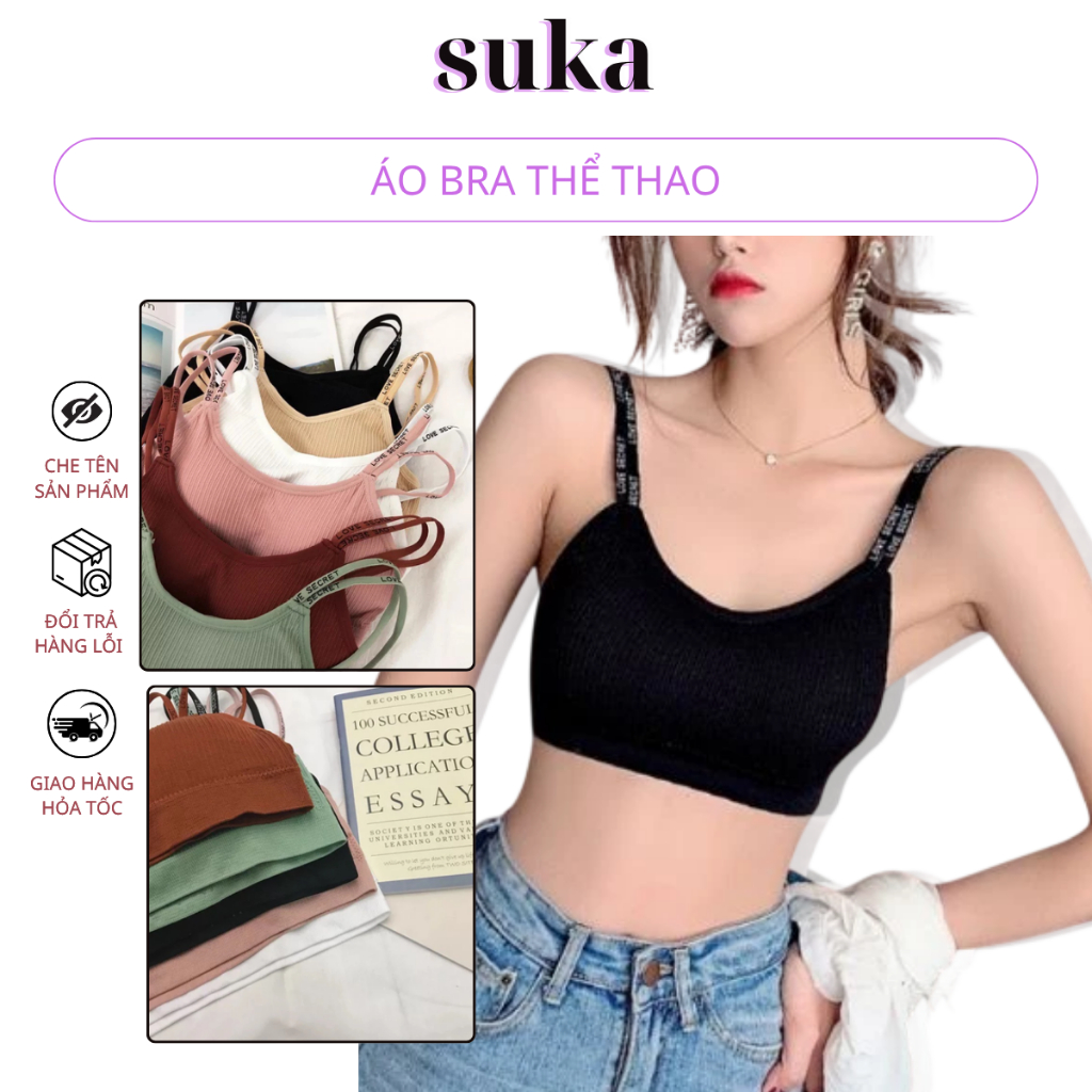 Áo Bra Thể Thao , Bra Nữ Phối Lưng Đang 8156
