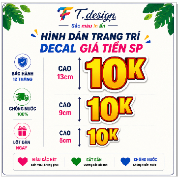(Giao Đơn Từ 15k) Decal Giá Tiền Chống Nước 3D 🌈𝑭𝒓𝒆𝒆𝒔𝒉𝒊𝒑 Giấy Dán Giá Tiền Tem Trang Trí Quán Trà Sữa, Cà Phê