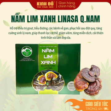 Nấm Lim Xanh Khô Quảng Nam - Hộp 1 kg | Hỗ Trợ Gan, Tăng Đề Kháng, Hỗ Trợ Điều Hòa Huyết Áp