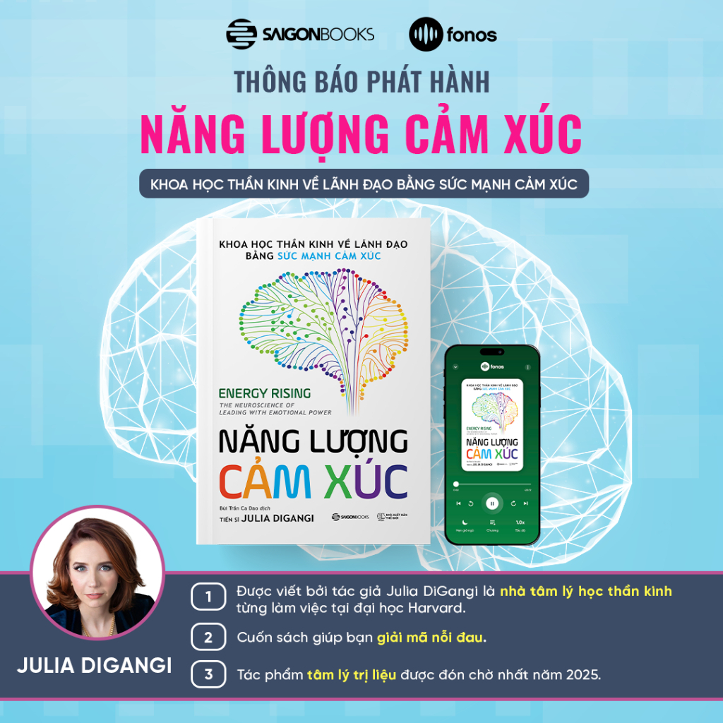 Sách - Năng Lượng Cảm Xúc - Chuyển Hóa Cảm Xúc Bằng Khoa Học Thần Kinh