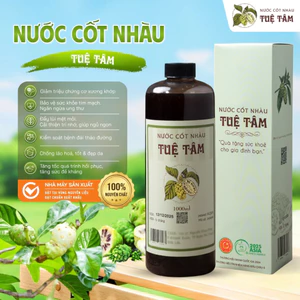Nước cốt nhàu Tuệ Tâm nguyên chất 100% – hỗ trợ tiêu hóa, tăng đề kháng – chai 1000ml