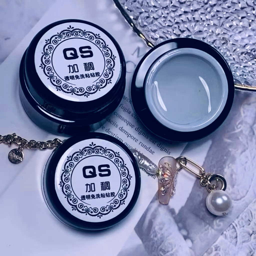 Gel vẽ nổi [chính hãng] QS - gel thuỷ tinh chất đặc dùng vẽ nổi, chà tráng gương, đính đá.( Mã QR chính hãng)