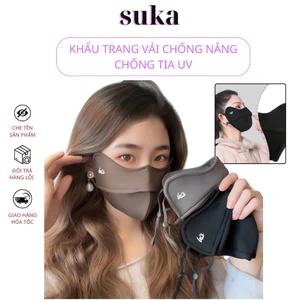 Khẩu Trang Vải Chống Nắng Tiêu Chẩn UPF50+ - Khẩu Trang Chống Tia UV KT4