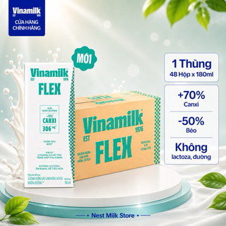 Sữa Dinh Dưỡng Giàu Canxi Flex 180ml - Thùng 48 hộp