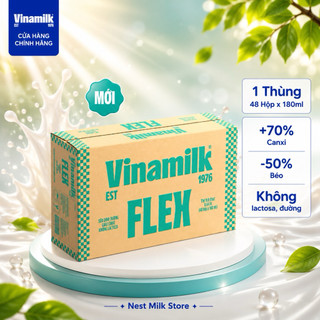 Sữa Dinh Dưỡng Giàu Canxi Flex 180ml - Thùng 48 hộp