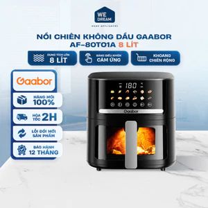 Nồi Chiên Không Dầu Gaabor AF-80T01A 8L 1600W - Hàng Chính Hãng