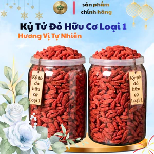 Kỳ tử đỏ hữu cơ không chất bảo quản hàng loại 1 dùng hãm nước làm trà chế biến thực phẩm thơm ngon tốt cho sức khoẻ