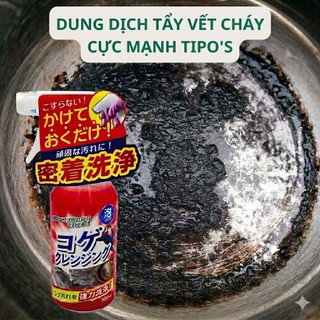 (Nội địa Nhật) Tẩy Vết Cháy Vết Khét Ở Xoong Nồi Chảo Mặt Bếp Tipo Sạch Bóng An Toàn