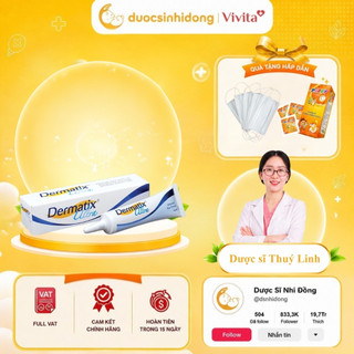 [ CHÍNH HÃNG ] Gel Dermatix Ultra Hỗ Trợ Giảm Sẹo, Giảm Đau Ngứa (Tuýp 15g)