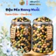 Đậu mix 3 màu rang muối thơm ngon giòn tốt cho sức khoẻ không chất bảo quản túi zíp 250g 500g 1kg