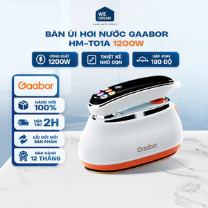 Bàn Ủi Hơi Nước Gaabor HM-T01A 1200W Gấp Gọn - Hàng Chính Hãng