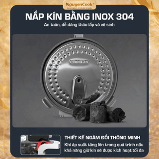 Nồi Cơm Điện Cao Tần Karlin IH4000 Pro 4.5L – Lòng Inox316L Vân Lục Giác, 25 Chế Độ, Song Ngữ