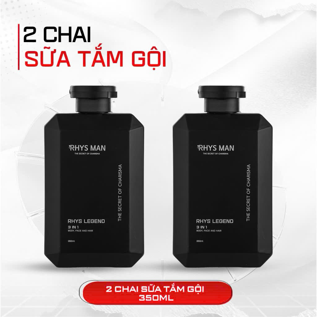 SỮA TẮM GỘI HƯƠNG NƯỚC HOA 3in1 DÀNH CHO NAM , SỮA TẮM RHYSMAN HƯƠNG NƯỚC HOA 350g