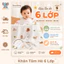 Khăn Tắm Hè Siêu Thấm Hút Và Nhanh Khô Vải Xô Nhăn Cho Bé Mẹ&Bé 6 Lớp Doomi Baby HT618-HT720-HT834