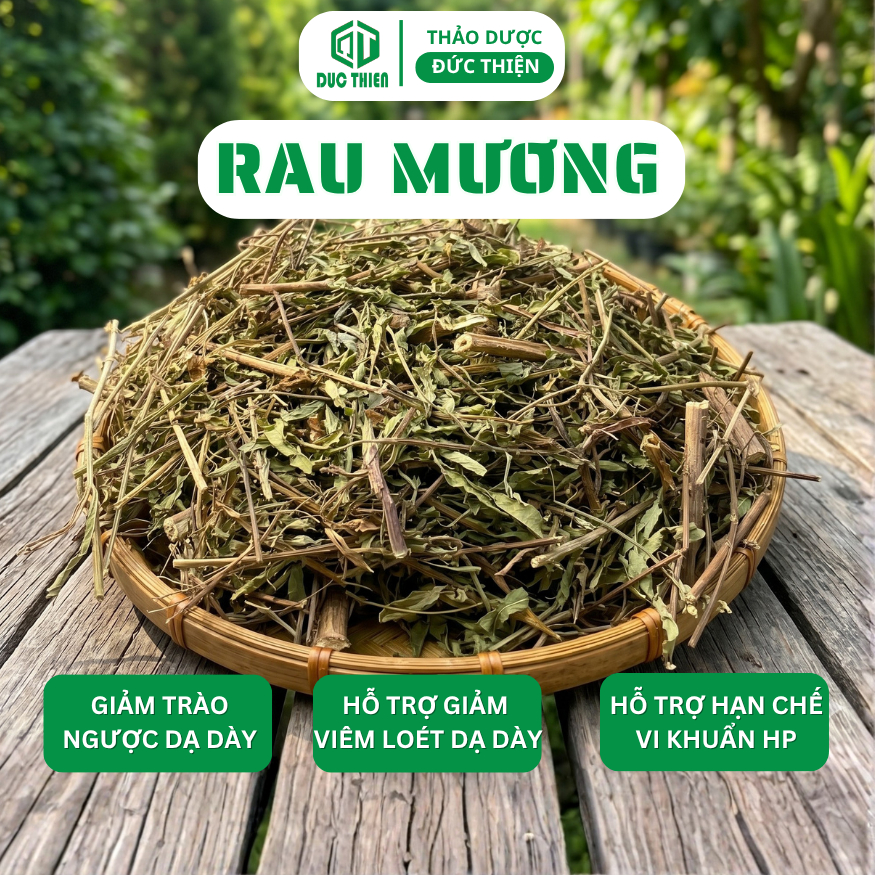 500g Rau Mương Loại 1 Đức Thiện (Khô, Sạch, Thơm) - Hỗ Trợ Đau Loét Dạ Dày, Vi Khuẩn HP, Tiểu Đường
