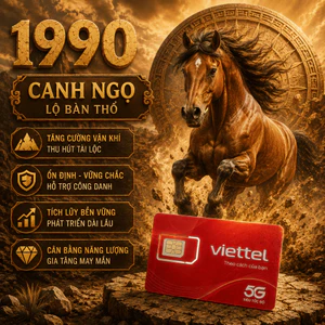 Sim Viettel Phong Thủy Hợp Tuổi 1990 Canh Ngọ Mệnh Lộ Bàng Thổ Giúp Ổn Định Vận Khí Tăng Tài Lộc