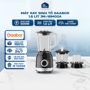Máy Xay Sinh Tố 3 Cối Gaabor JM-16M02A 500W - Hàng Chính Hãng