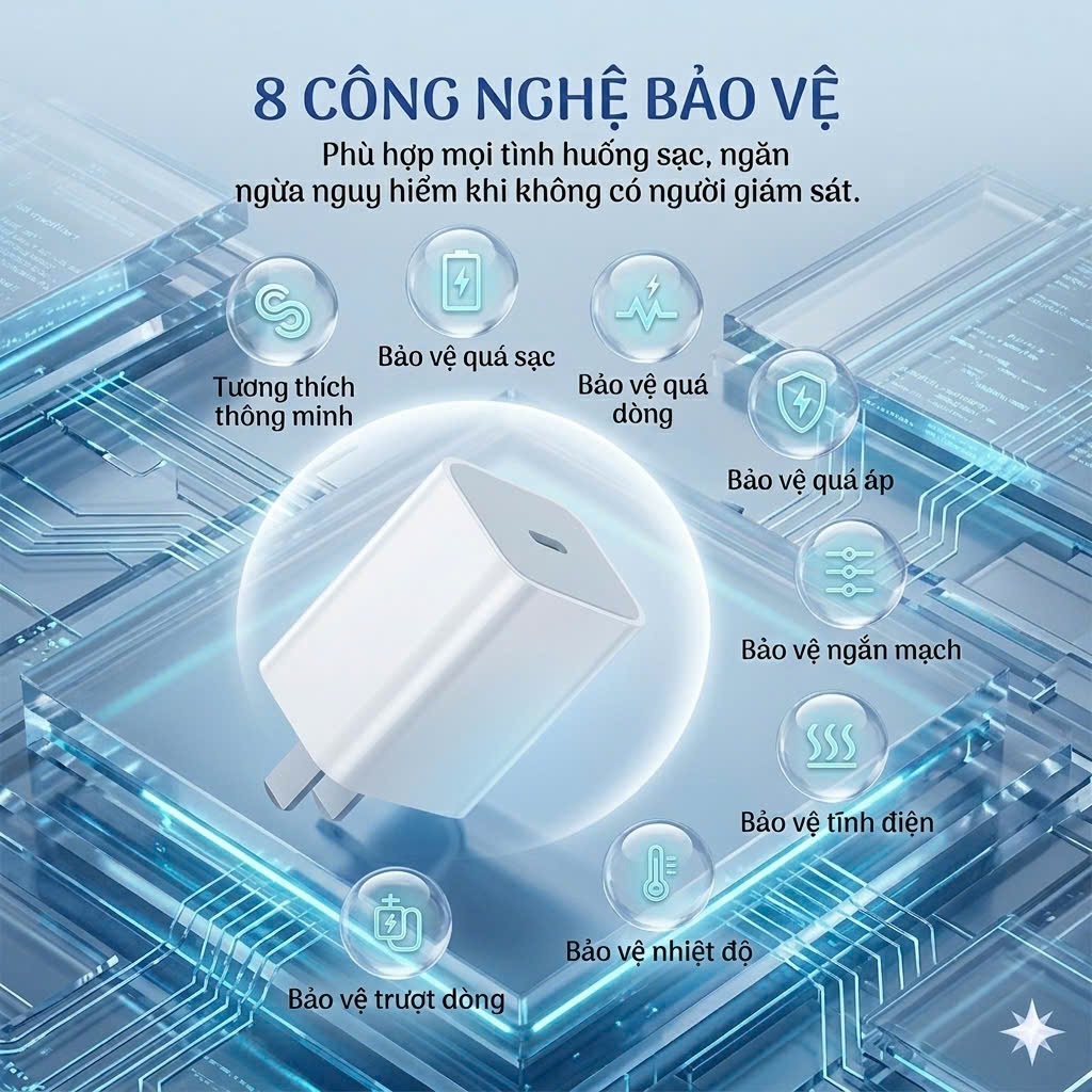 Củ Sạc Nhanh Chính Hãng MAST Tương Thích Với Tất Cả Các Dòng IPhone,Bảo Vệ Và An Toàn Cho Điện Thoại