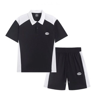Bộ quần áo nam GUDO áo polo chất cotton thoáng mát quần short form dáng trẻ trung năng động G08