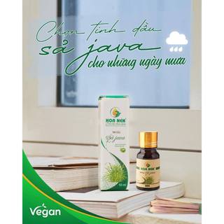 Tinh dầu Sả Java nguyên chất 30ml - Hoa Nén - Hương thơm mát, khử mùi, đuổi muỗi, côn trùng