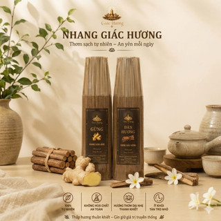 COMBO 2 BÓ MIX LOẠI 30CM NHANG TRẦM /ĐÀN HƯƠNG /QUẾ /GỪNG - GIÁC HƯƠNG - BÓ 500G