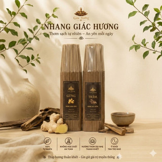 COMBO 2 BÓ MIX LOẠI 30CM NHANG TRẦM /ĐÀN HƯƠNG /QUẾ /GỪNG - GIÁC HƯƠNG - BÓ 500G