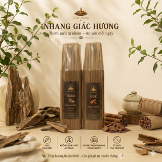 COMBO 2 BÓ MIX LOẠI 30CM NHANG TRẦM /ĐÀN HƯƠNG /QUẾ /GỪNG - GIÁC HƯƠNG - BÓ 500G