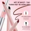 Bút kẻ mắt dạng gel kẻ mắt lâu trôi, chống thấm nước HEXZE, Gel kẻ mắt khô nhanh, không lem, không trôi