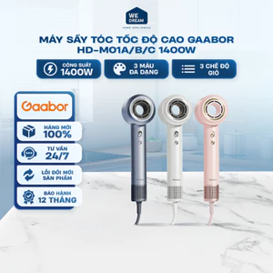 Máy Sấy Tóc Ion Tốc Độ Cao Gaabor HD-M01A/B/C 1400W - Hàng Chính Hãng