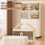 STON 60-70CM Tủ Nhựa Gấp Gọn Có Bánh Xe Tủ Đựng Đồ Dùng Gia Đình Lớn Bếp Tủ Đựng Đồ Đa Năng Cửa Trượt 180° Chống Ẩm
