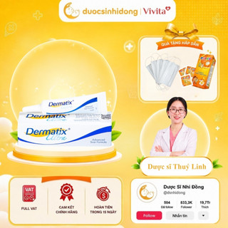 [CHÍNH HÃNG] Gel Dermatix Ultra Hỗ Trợ Giảm Sẹo, Giảm Lồi, Sẹo Rỗ, Sẹo Lõm Tuýp 7g