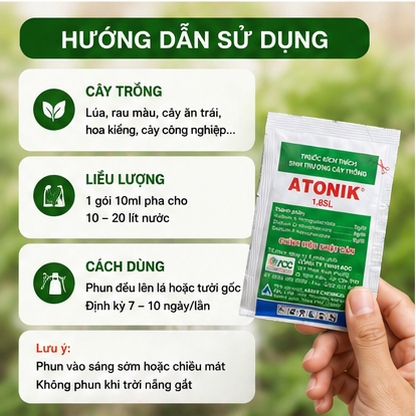 Atonik 1.8SL Giải Pháp Hỗ Trợ Sinh Trưởng Cho Cây Trồng