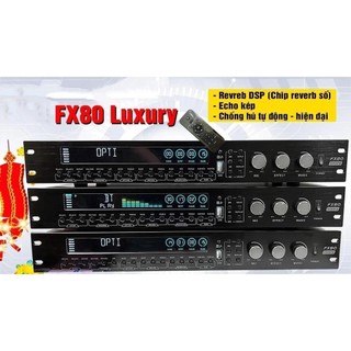 Vang Cơ FX80 LUXURY - Vang Số Karaoke Chống Hú Rít Hiệu Quả, Tiếng Reverb Cực Chuyên Nghiệp,  Echo Mềm Mịn