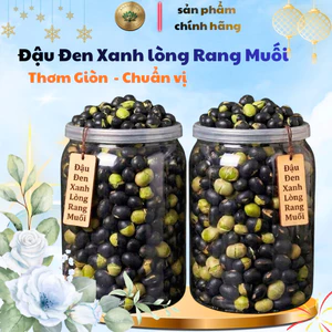 Đậu đen xanh lòng rang muối hạt to đều giòn chuẩn vị không chất bảo quản [ túi giá sỉ 250g-500g-1kg]