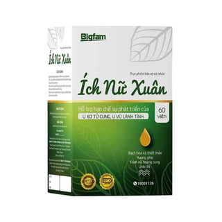 ÍCH NỮ XUÂN - Hỗ trợ hạn chế sự phát triển của u xơ tử cung, u lành tính.